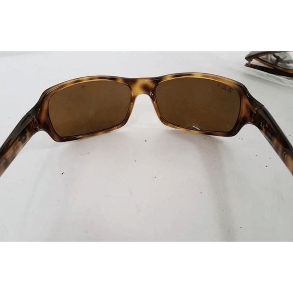 Ray Ban Men's RB4075 Brown Rectangle Sunglasses - Picture 2 of 8